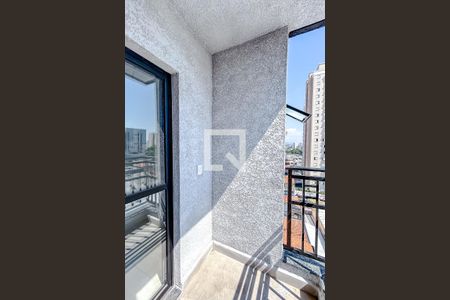 Varanda da Sala de apartamento à venda com 2 quartos, 36m² em Parque São Jorge, São Paulo