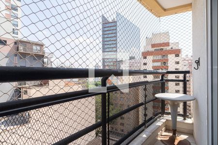 Varanda da Sala/Quarto de kitnet/studio à venda com 1 quarto, 27m² em Consolação, São Paulo