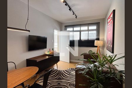 Sala de apartamento à venda com 2 quartos, 55m² em Vila Clementino, São Paulo