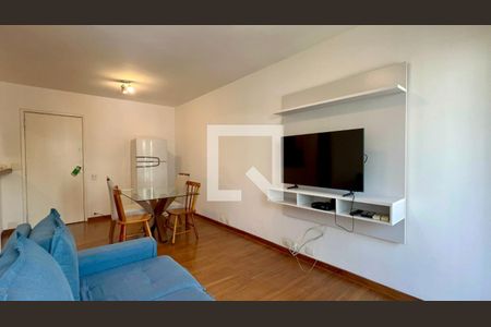 Sala de TV de apartamento para alugar com 1 quarto, 40m² em Jardim Paulista, São Paulo