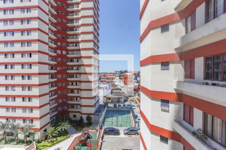 Vista da sala  de apartamento à venda com 3 quartos, 62m² em Vila Diadema, Diadema