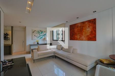 Sala de apartamento à venda com 3 quartos, 120m² em Funcionários, Belo Horizonte