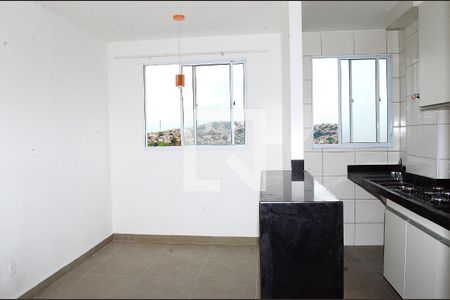 Sala/Cozinha de apartamento para alugar com 2 quartos, 40m² em São Gabriel, Belo Horizonte