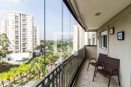 Varanda de apartamento para alugar com 3 quartos, 139m² em Tamboré, Santana de Parnaíba