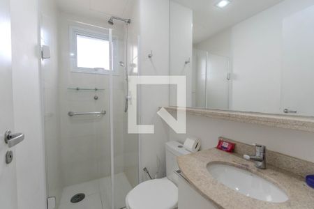 Banheiro de kitnet/studio para alugar com 1 quarto, 25m² em Bela Vista, São Paulo