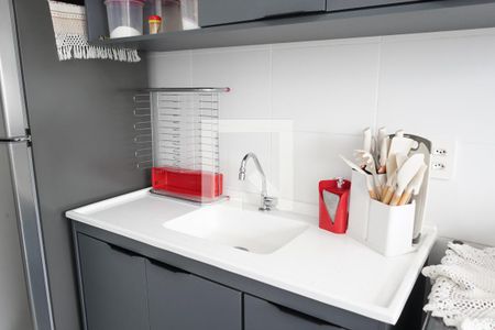 Cozinha de apartamento para alugar com 1 quarto, 25m² em Brás, São Paulo