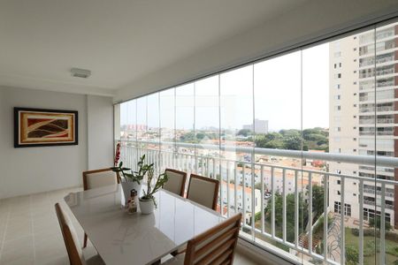Varanda Gourmet de apartamento à venda com 3 quartos, 124m² em Jardim Consorcio, São Paulo
