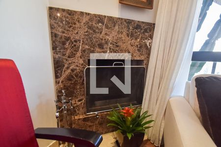 Lareira da sala de apartamento à venda com 3 quartos, 230m² em Jardim Vila Mariana, São Paulo