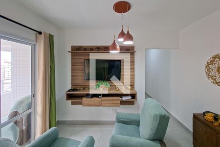 Sala de apartamento para alugar com 2 quartos, 85m² em Canto do Forte, Praia Grande