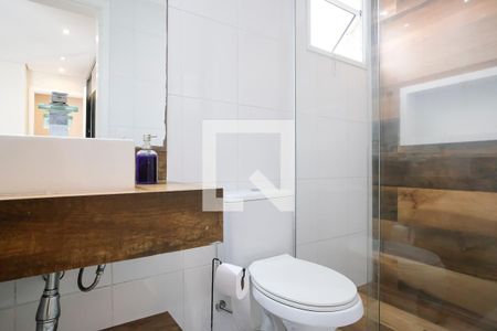 Banheiro da suíte de apartamento à venda com 3 quartos, 80m² em Santa Paula, São Caetano do Sul