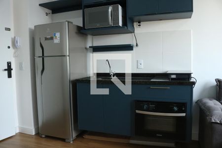 Sala e Cozinha Integrada de apartamento à venda com 1 quarto, 25m² em Pompeia, São Paulo