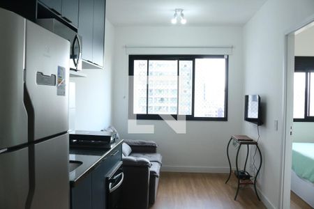 Sala e Cozinha Integrada de apartamento à venda com 1 quarto, 25m² em Pompeia, São Paulo