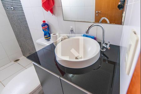 Banheiro Social de apartamento à venda com 2 quartos, 119m² em Parque Sao Vicente, Santo André