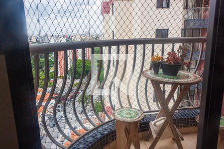 Varanda da Sala de apartamento à venda com 3 quartos, 70m² em Jardim Itapeva, São Paulo