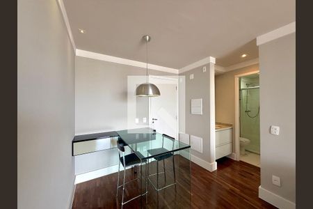 Sala  de apartamento para alugar com 1 quarto, 45m² em Brooklin, São Paulo