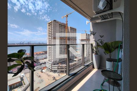 Varanda da Sala de apartamento à venda com 3 quartos, 80m² em Santo Cristo, Rio de Janeiro