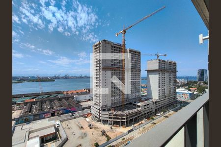 Vista da Sala de apartamento à venda com 3 quartos, 80m² em Santo Cristo, Rio de Janeiro