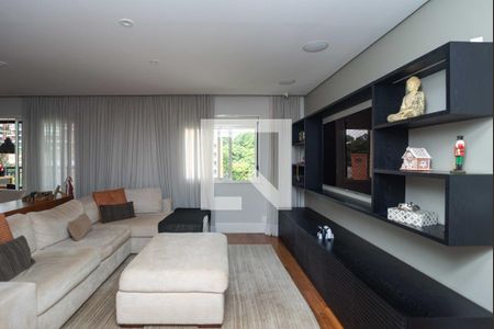 Sala de apartamento à venda com 3 quartos, 164m² em Alto de Pinheiros, São Paulo