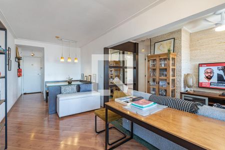 Sala de apartamento para alugar com 2 quartos, 66m² em Vila Gumercindo, São Paulo