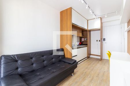 Sala/Cozinha de kitnet/studio à venda com 1 quarto, 29m² em Pinheiros, São Paulo