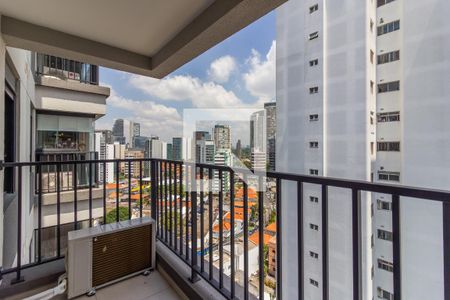 Vista/Varanda de kitnet/studio à venda com 1 quarto, 29m² em Pinheiros, São Paulo