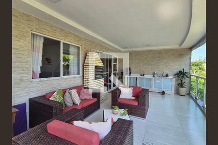 Varanda  de apartamento à venda com 3 quartos, 114m² em Recreio dos Bandeirantes, Rio de Janeiro