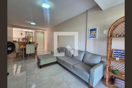 Sala  de apartamento à venda com 3 quartos, 114m² em Recreio dos Bandeirantes, Rio de Janeiro