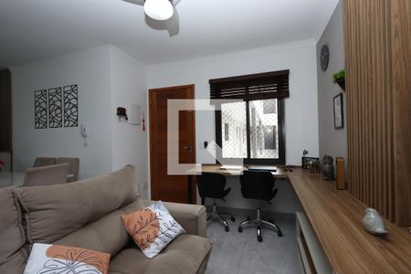 Sala de apartamento à venda com 2 quartos, 60m² em Chácara Mafalda, São Paulo