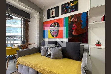 Sala de apartamento para alugar com 1 quarto, 29m² em Vila Nova Conceição, São Paulo