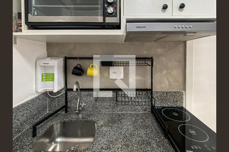 Cozinha de apartamento para alugar com 1 quarto, 29m² em Vila Nova Conceição, São Paulo