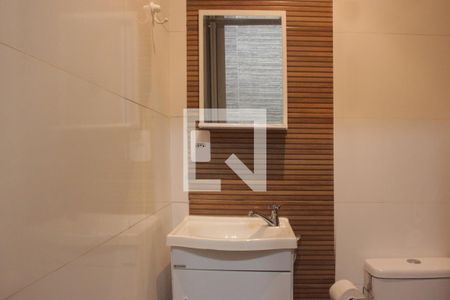 Banheiro de apartamento para alugar com 1 quarto, 40m² em Boqueirão, Santos