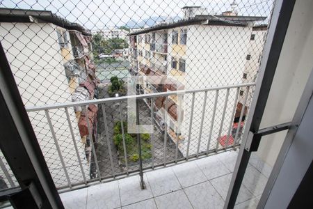 Varanda da Sala de apartamento à venda com 2 quartos, 60m² em Taquara, Rio de Janeiro