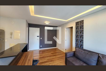 Sala de apartamento para alugar com 1 quarto, 57m² em Gonzaga, Santos