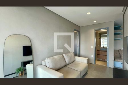 Sala de TV de apartamento à venda com 1 quarto, 71m² em Pinheiros, São Paulo