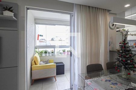 Varanda da sala  de apartamento à venda com 2 quartos, 61m² em Ouro Preto, Belo Horizonte