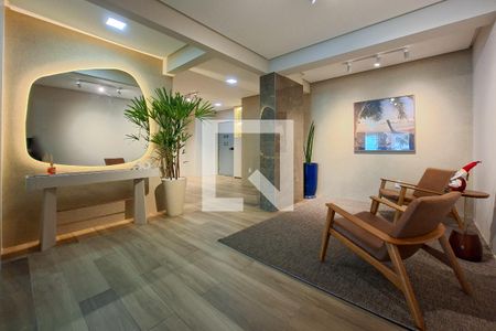 Hall de entrada de apartamento para alugar com 2 quartos, 76m² em Maracanã, Praia Grande