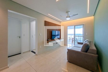 Sala de apartamento para alugar com 2 quartos, 76m² em Maracanã, Praia Grande