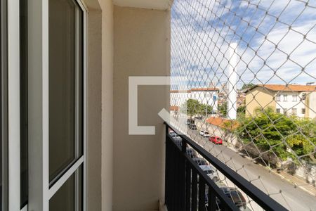 Varanda da Sala de apartamento à venda com 2 quartos, 46m² em Vila Caraguata, São Paulo
