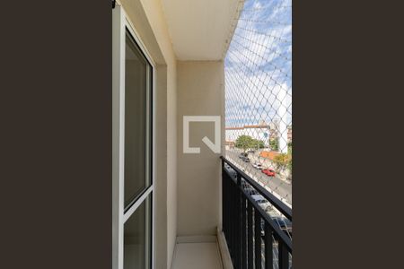 Varanda da Sala de apartamento à venda com 2 quartos, 46m² em Vila Caraguata, São Paulo
