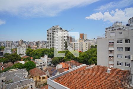 Sala_Quarto _Vista de kitnet/studio para alugar com 1 quarto, 83m² em Moinhos de Vento, Porto Alegre
