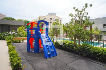 Área comum - Playground de kitnet/studio para alugar com 1 quarto, 83m² em Moinhos de Vento, Porto Alegre