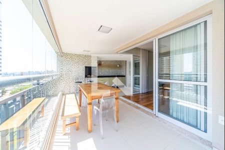 Varanda Gourmet de apartamento para alugar com 3 quartos, 145m² em Campestre, Santo André