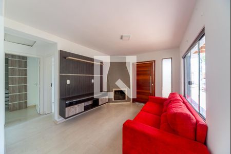 Sala de casa de condomínio para alugar com 3 quartos, 143m² em São Lucas, Viamão