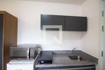 Cozinha - Armários de kitnet/studio para alugar com 1 quarto, 27m² em Santo Amaro, São Paulo