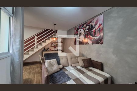 Sala de apartamento à venda com 2 quartos, 95m² em Jardim Irene, Santo André