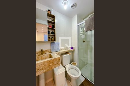 Banheiro da Suíte de apartamento à venda com 1 quarto, 25m² em Alto da Mooca, São Paulo