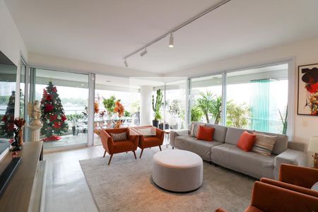 Sala de apartamento à venda com 3 quartos, 219m² em Campo Belo, São Paulo