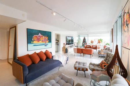 Sala de apartamento à venda com 3 quartos, 219m² em Campo Belo, São Paulo