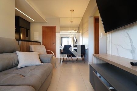 Sala de apartamento para alugar com 2 quartos, 60m² em Jardim Paulista, Ribeirão Preto