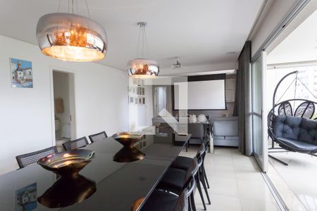 sala de apartamento para alugar com 3 quartos, 136m² em Vila da Serra, Nova Lima